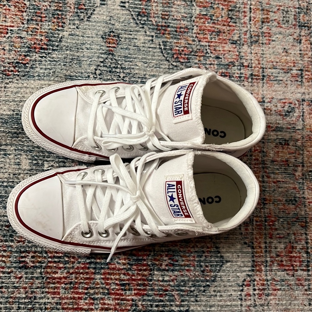 White converse size 6.5 worn a couple of times